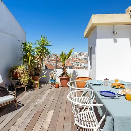 公寓 Amazing & Bright Loft In Hip Arroios With Private Rooftop! *